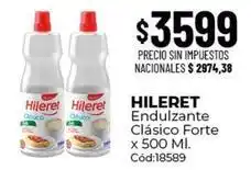 Diarco Hileret - endulzante clásico forte x 500 ml. cód:18589 oferta