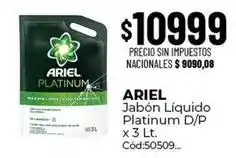 Diarco Ariel - jabón líquido platinum d/p oferta