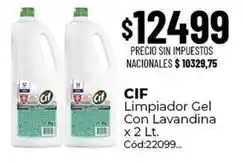 Diarco Cif - limpiador gel con lavandina c x00f3d:22099 oferta