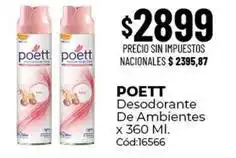 Diarco Poett - desodorante de ambientes x 360 ml. cód:16566 oferta