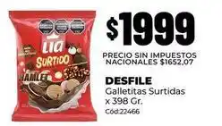 Diarco Lia - galletitas surtidas x 398 gr. cód:22466 oferta