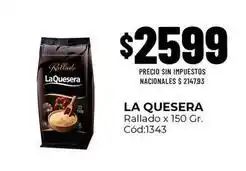 Diarco La quesera - rallado x 150 gr. cód:1343 oferta