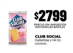 Diarco Club social - galletitas x 141 gr. cód:33461 oferta