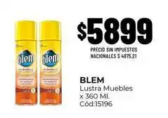 Diarco Blem - lustra muebles cód:15196 oferta