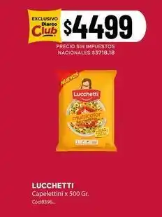 Diarco Lucchetti - capelettini oferta