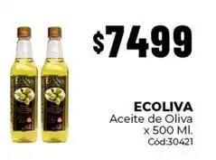 Diarco Ecoliva - aceite de oliva x 500 ml. cód:30421 oferta