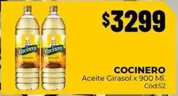 Diarco Cocinero - aceite girasol x 900 ml. c ext{ó}d:52 oferta