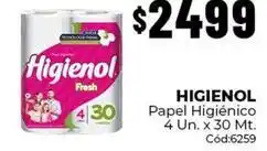 Diarco Higienol - papel higi00enico 4 un. x 30 mt. c00d:6259 oferta