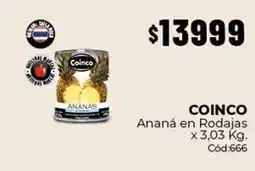 Diarco Coinco - ananá en rodajas cód:666 oferta