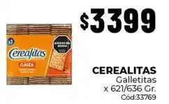 Diarco Cerealitas - galletitas x 621/636 gr oferta