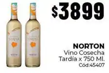 Diarco Norton - vino cosecha tardia x 750 ml. cód:45407 oferta