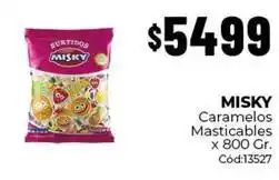 Diarco Misky - caramelos masticables x 800 gr. cód:13527 oferta