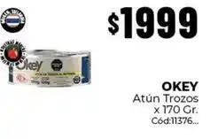 Diarco Okey - atún trozos x 170 gr oferta