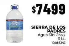 Diarco Sierra de los padres - agua sin gas x 6 lt. cód:5243 oferta