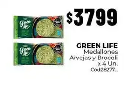 Diarco Green life - medallones arvejas y brocoli x 4 un. cód:28277 oferta