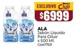 Diarco Ala - jabón líquido para diluir x 500 ml. cód:17921 oferta