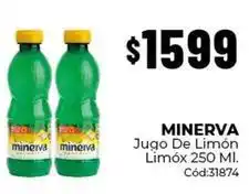 Diarco Minerva - jugo de limón limóx 250 ml. cód:31874 oferta