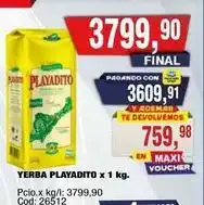 Maxiconsumo Playadito - yerba playadito x 1 kg oferta
