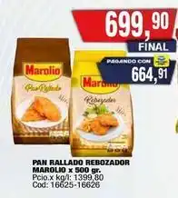 Maxiconsumo Marolio - pan rallado rebozador oferta