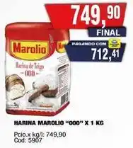 Maxiconsumo Marolio - harina marolio 000 oferta
