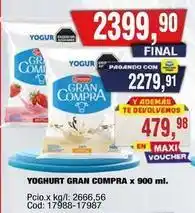 Maxiconsumo Gran compra - yoghurt gran compra x 900 ml oferta