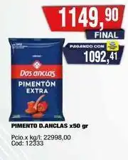 Maxiconsumo Dos anclas - pimiento extra oferta