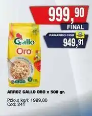 Maxiconsumo Gallo - arroz oro oferta