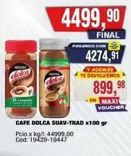Maxiconsumo Dolca - cafe dolca suav-trad x100 gr oferta