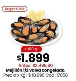 Coto Origen - mejillón 1/2 valva congelado oferta