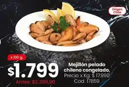 Coto Mejillón pelado chileno congelado oferta