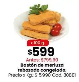Coto Bastón de merluza rebozado congelado, cod. 30881 oferta
