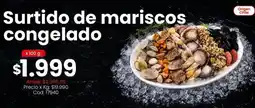 Coto Surtido de mariscos congelado oferta