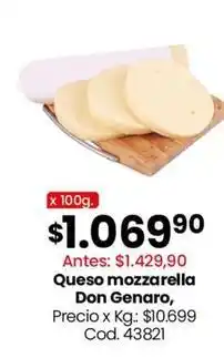 Coto Queso mozzarella oferta