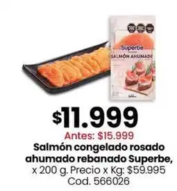 Coto Superbe - salmón ahumado rebanado oferta