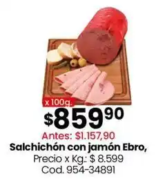 Coto Salchichón con jamón oferta
