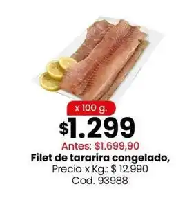 Coto Filet de tararira congelado oferta