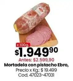 Coto Mortadela con pistacho oferta