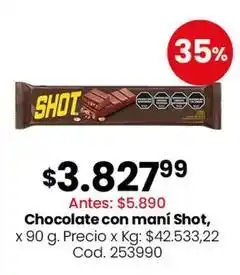 Coto Shot - chocolate con maní oferta