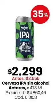 Coto Antares - cerveza ipa sin alcohol oferta