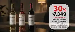 Coto Vino sin alcohol varios tipos nina, x 750 ml oferta