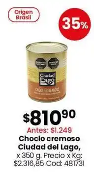 Coto Ciudad del lago - choclo cremoso oferta