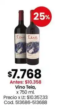 Coto Vino teia, x 750 ml. cod. 513686-513688 oferta