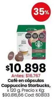 Coto Café en cápsulas cappuccino oferta