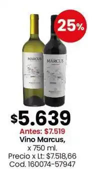 Coto Marcus - vino , x 750 ml oferta
