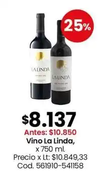 Coto La linda - vino la linda, x 750 ml oferta