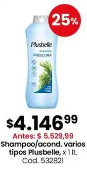 Coto Plusbelle - shampoo/acond. varios tipos oferta
