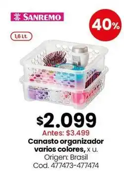 Coto Origen - canasto organizador oferta