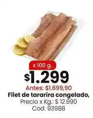 Coto Filet de tararira congelado oferta