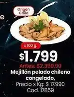 Coto Origen - mejillón pelado chileno congelado oferta