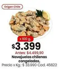 Coto Origen - navajuelas chilenas congeladas, cod. 45622 oferta